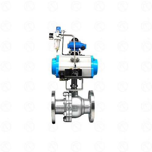 氣動(dòng)法蘭球閥